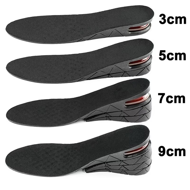 Height Increase Insole Air Cushion Elevator Shoe Insole Lifts Kits Inserts 3-9Cm Variable Height Shoe Insolesair Shock Absorbing